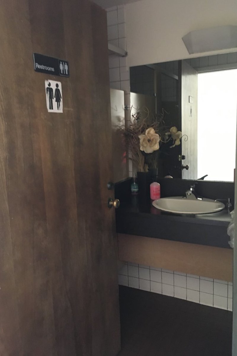 Restroom nearby to massage treatment room